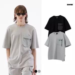 [택가 49000원][스위브]유니)EDGE SLIT POCKET T-SHIRTS (LSRMCTA312M)