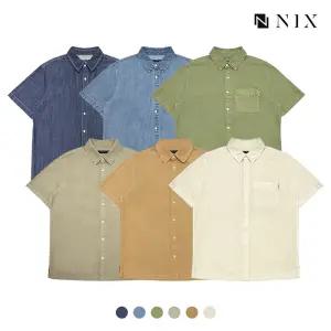 [NIX]유니)오버다잉 세미오버핏 반팔셔켓(FNRMCJV710P