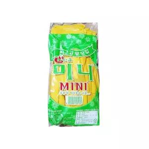 (M 10입) 한마음 고무장갑 미니/설겆이/반목/짧은/장갑/소형/켤레/세차/손목/주방/반고무장갑/요리/주부