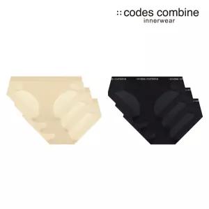 [코데즈컴바인이너웨어](강남점)여성베이직햄팬티3팩세트 2종택1 (CFWBP361-BBB+CFWBP361-SSS)