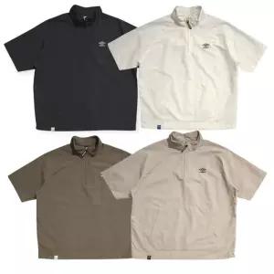 [엄브로] 2026UR124CWT31/클래식 반팔스탠넥 아노락/BGY1(베이지),BLK0(블랙),DBR1(브
