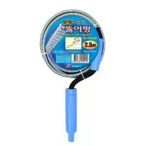 팡팡 뚫어펑 2.5m W-0210/변기/압력/관통기/에어/진공/펌프/압축기/압축/공구/배관/청소기/스프링/청소/막