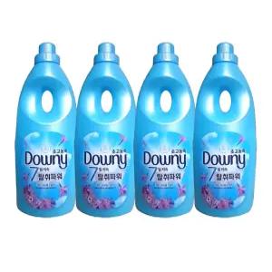 다우니 탈취파워 레몬그라스 라일락 초고농축 섬유유연제 본품 1L x 4개