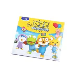 뽀로로 일회용 비닐장갑 30매/유아/비닐/장갑/어린이/어린이용/위생/유아용/작은손/체험/급식/아동/미술/