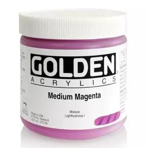 골덴 아크릴물감낱색/S6/1570 473ml/MediumMagenta