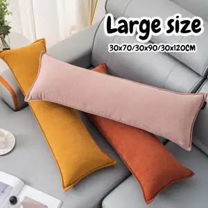 30x70/30x90/30x120CM 직사각형 던지기 베개 커버 북유럽 허리 쿠션 커버 장식 홈 장식 베개 케이스 대형