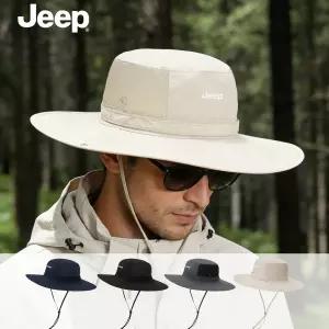 JEEP 남성 여성 아웃도어 모자 자외선차단 통풍 메쉬 등산모