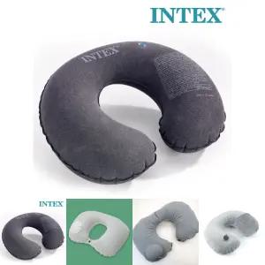 INTEX 에어목베게/자동차/비행기/기내용/캠핑/공기주입/여행/휴대/목쿠션/에어베개/직장인/휴식/운전/이동