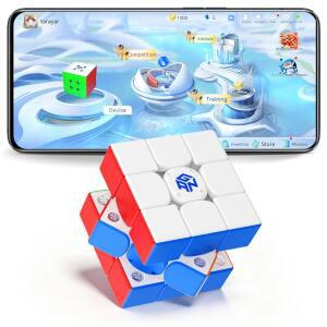 GAN I4 LEAP 블루투스 스피드 큐브 3X3 전방향 스마트 간팟이 충전 코어 있는