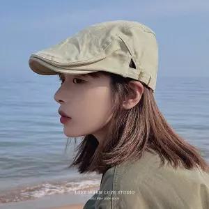 화가 헌팅캡 플랩캣 모자 바리스타 카