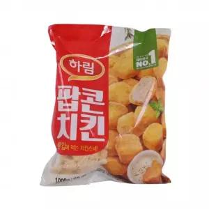 하림 팝콘치킨 냉동 1kg 간식 반찬
