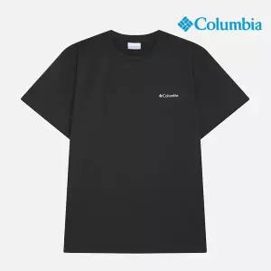 [하프클럽/컬럼비아]남성 기능성 반팔티셔츠_블랙 (C72-YMD607)
