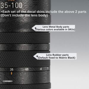 Hasselblad XCD 35-100mm F2.8-4  호환 렌즈 용 문의형 스티커 데칼 스킨 비닐 랩 보호 필름 코트