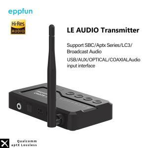 eppfun LE 오디오 oth 5.4 게임용 ptx 무손실 urcst LC3이 포함된 TV 헤드폰용 송신기 음악 감상