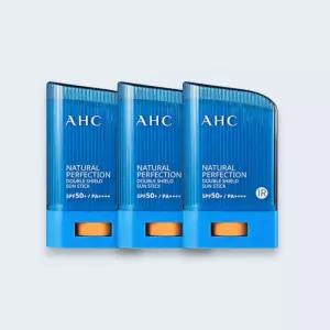 AHC 내추럴 퍼펙션 더블 쉴드 선스틱 22g (파랑) 3개 SPF50+ / PA++++
