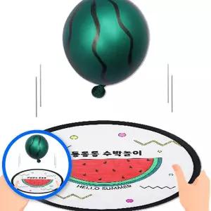 3WC 수박풍선놀이 만들기 4인용 아동 여름 색칠 세트 야외놀이 야외체험세트 풍선만들기