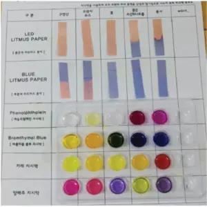 산염기 지시약 실험 키트 10인용 과학 교구 창의력 방과후수업 교보재 창작