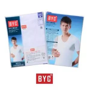 (BYC) 면 무지 남성 반팔 런닝
