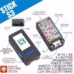 M5Stack StickS3 ESP32 S3 고성능 소형 IoT 개발 키트