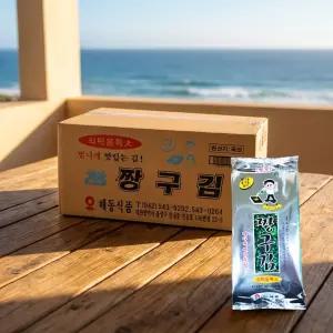 해동 짱구김 식탁특대 40g 1박스(20개입) 조미김 재래김
