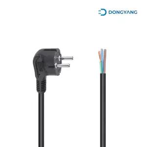 동양전자 국산 측면 접지 코드 전원 파워 케이블 250V 10A 그레이 1.5M