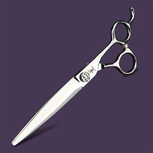 XUANFENG 7인치 실버 헤어 커팅 가위 440C 일본 살롱