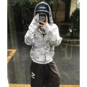 SEWB 하이넥 white camo 세미오버 후드집업 zip 3277052