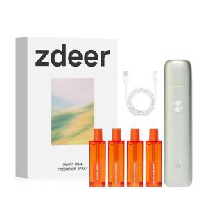 Zdeer 스마트 전기 구강 프로바이오틱 신선한 카트리지 4가지 충전식 상쾌제 여행용 프리