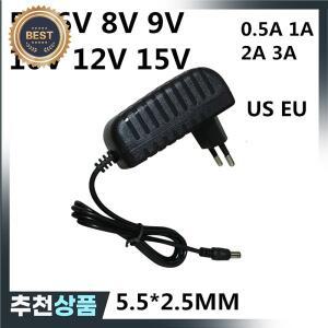 모니터 조절 충전기 어댑터 코드 러시아 3V 5V 6V 7.5V 10V 9V 12V 0.5A 1A 2A 3A 미국 EU AC-DC 전원 어댑