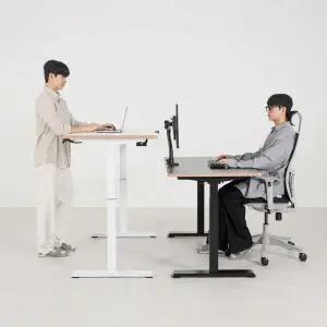아트박스/카멜마운트 핏쳐 고강도 듀얼 프레임 전동 모션데스크 E2 1600mm