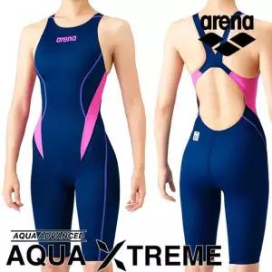 아레나 여자 경기용 5부 반전신 수영복 P17675 선수용
