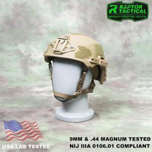 Raptor TACtical Team Wendy NIJ 레벨 3A 0106.01 탄도 헬멧 IIIA UHMWPE 방탄 9mm .44mag