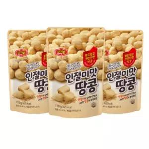 [머거본] 견과류 인절미맛 땅콩 110g x3입