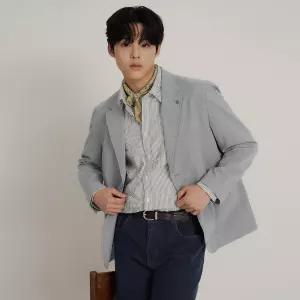 빈폴 멘 텍스처 셋업 재킷 그레이 BC6211C523 C