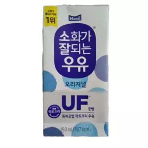 매일 소화가 잘되는 멸균우유 190ml 24팩