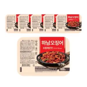 하남오징어 보통매운맛, 300g, 6개