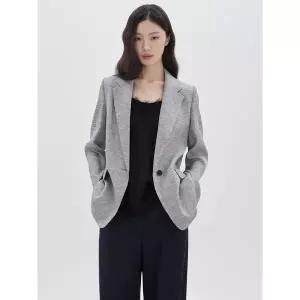 [ZOOC](대구신세계)린넨 블렌디드 원버튼 자켓 Z262MSF102