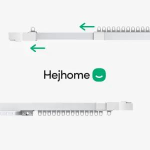 헤이홈 자동 전동 커튼 레일 스마트 IoT 이지핏 Pro 양쪽열림