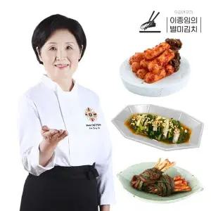 [이종임] 별미김치 3종 세트(알타리김치 1.5kg+보리열무김치 2kg+파김치 2kg, 총 5.5kg)