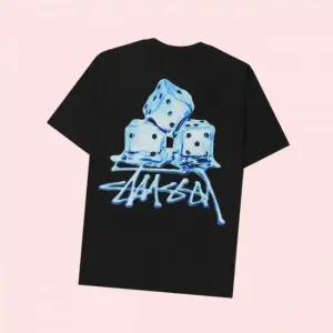 스투시 반팔티 반팔 티셔츠 상의 멜티드 블랙 1904900 4911124