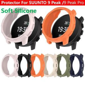 SUUNTO 9 Peak Pro 스마트 시계 스트랩 용 TPU 보호 케이스 커버 투명 소프트 실리콘 범퍼 보호대 쉘 액세서리 SUUNTO9