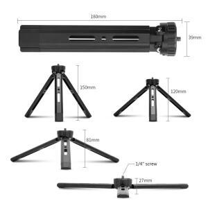 호환 DSLR ILDC 카메라 캠코더 프로젝터용 미니 금속 삼각대  알루미늄 데스크탑 스탠드 1/4 인치 나사 포