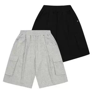 [에꼴리에] 남자 여름신상 카고 와이드 버뮤다바지(26B0231)