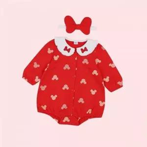 디즈니베이비 브랜드데이 봄 미니바디수트(헤어밴드 스트랩)(RED) 79S127951 4649117