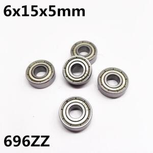 10Pcs 696ZZ R-1560ZZ 6x15x5mm 깊은 홈 볼 베어링 소형 고품질 고속