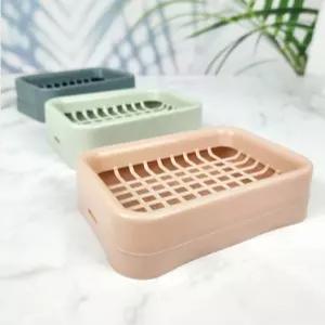 물빠짐 비누받침대 화장실 세면대 비누곽 사각 비누거치대 욕실 비누대