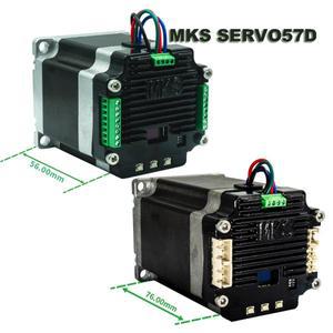 MKS SERVO57D NEMA23 폐쇄 루프 스테퍼 모터 드라이버 CNC는 Gen_L FOC 3D 프린터용으로 조용하고 효율적입