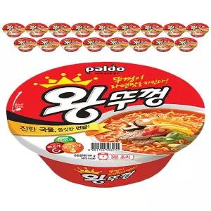 팔도 왕뚜껑 컵라면 110g x 18개