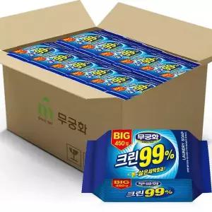[무궁화][eTV] 무궁화 BIG크린비누 450g x 16개 (1BOX)[35935736]