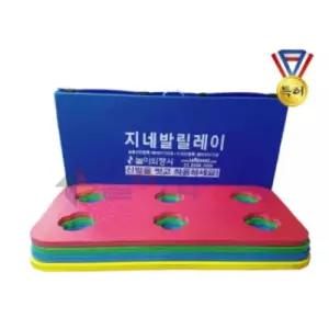 육햐 놀이와행사 지네발 릴레이1개 협동 학교용품 운동회 명랑운동경기 놀이 6인7각 지네발릴레이 이어달리